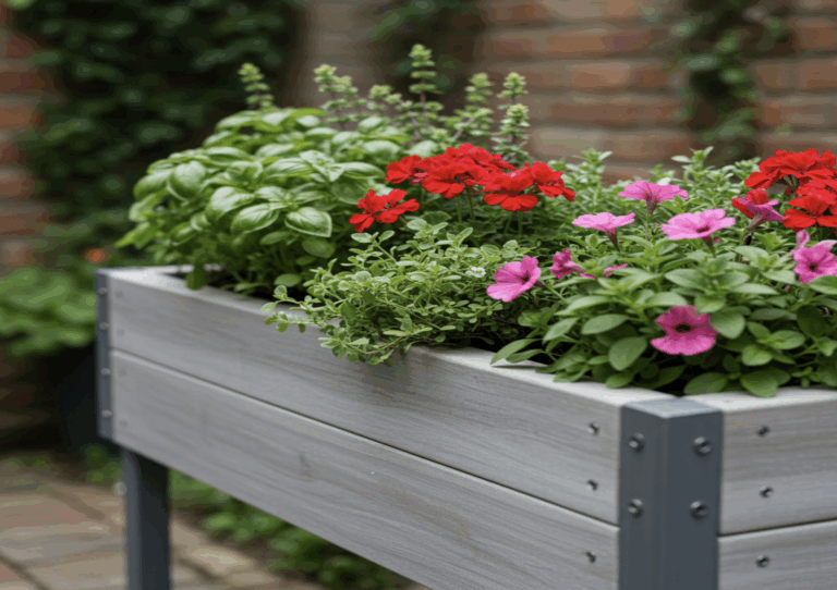 fifth and Paris, une frandise, elevated garden box, how to garden, beginner gardening, spring garden